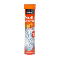 VitaPlus Vitaday multivitamin pezsgőtabletta narancs ízű 20 db - Kép