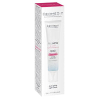 DERMEDIC Redness öregedésgátló éjszakai krém rozáceára hajlamos bőrre 40ml - Kép