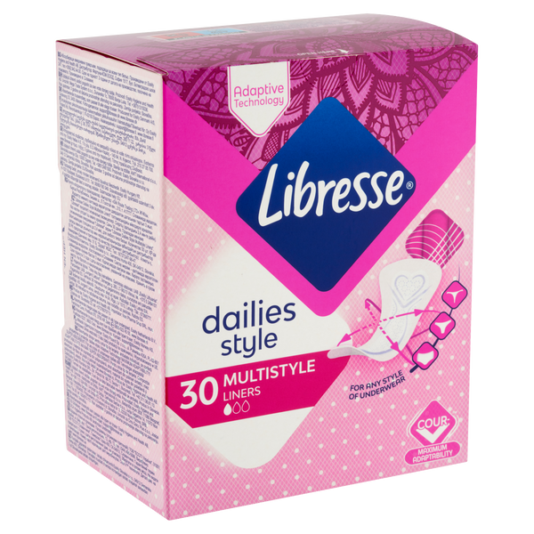 Libresse Multistyle Normal tisztasági betét 30 db - Kép 2