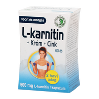 DR.CHEN L-karnitin 500 mg + króm és cink kapszula 60 db - Kép