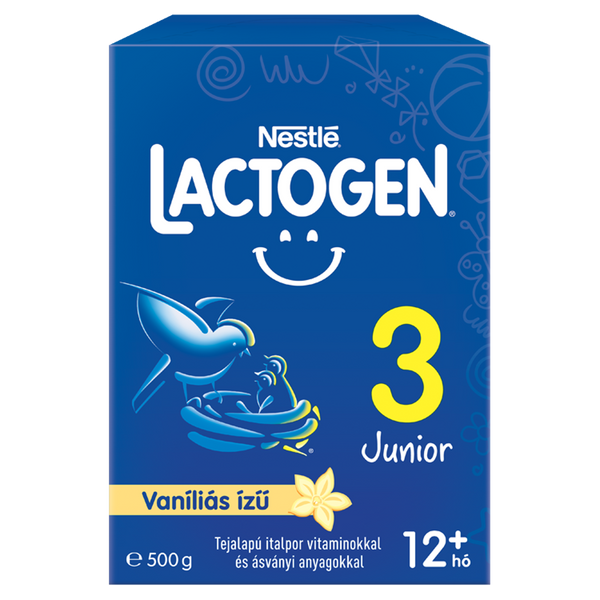 Lactogen 3 Junior tejalapú italpor 12+ vanília 500g - Kép 3