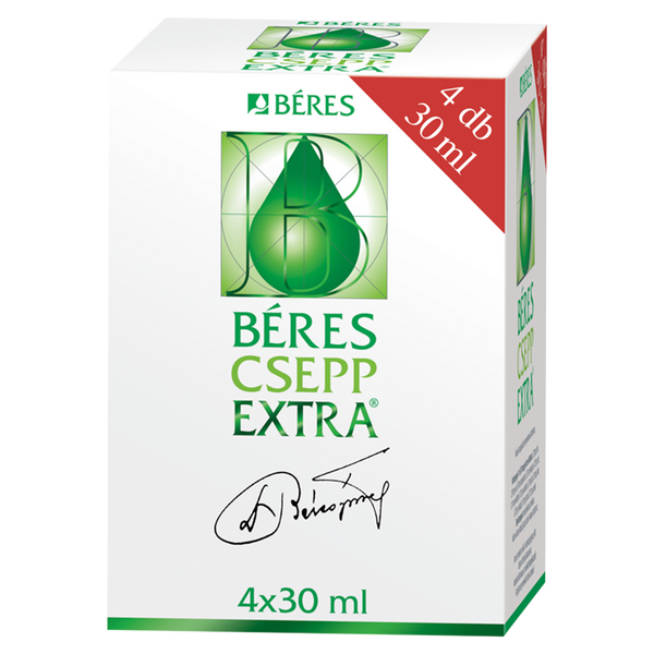 Béres Csepp Extra belsőleges oldatos cseppek 4x30ml - Kép 2