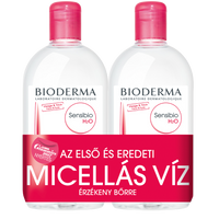 Bioderma Sensibio H2O arc-és sminklemosó micellás víz 2x500ml - Kép