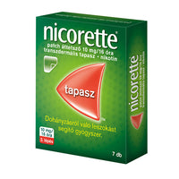 Nicorette patch áttetsző 10 mg/16 óra transzparens tapasz 7 db - Kép
