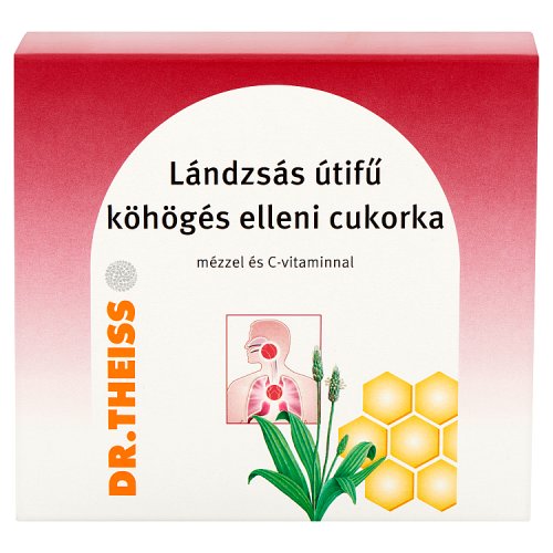 Dr.Theiss Lándzsás útifű köhögés elleni cukorka mézzel és C-vtaminnal 50g - Kép 2