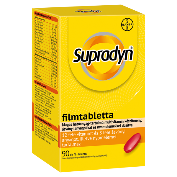 Supradyn filmtabletta 90 db - Kép 1