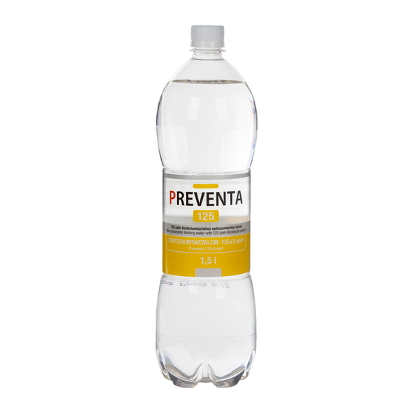 Preventa 125 csökkentett deuterium tartalmú ivóvíz 1,5 L - Kép
