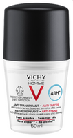 Vichy Vichy Homme foltmentes izzadásgátló golyós dezodor 50ml - Kép
