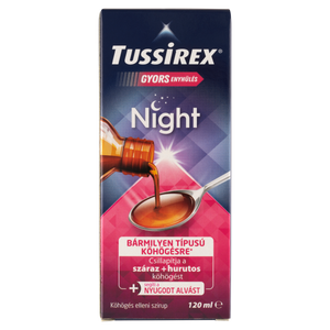 Tussirex Night köhögés elleni szirup 120ml kép