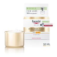 Eucerin Hyaluron-Filler + Elasticity Bőrtömörséget regeneráló nappali arckrém SPF30 öko-utántöltő 50ml - Kép