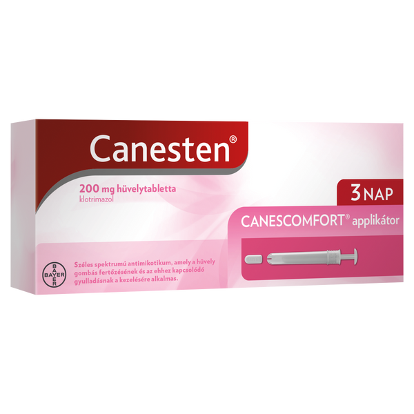 Canesten 200 mg hüvelytabletta 3 db - Kép 1