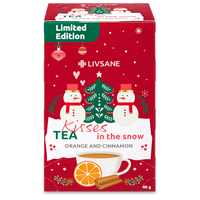 LIVSANE Kisses in the Snow narancs - fahéj tea 20 db - Kép
