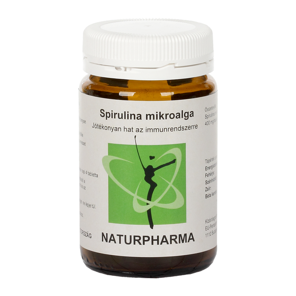 Naturpharma Spirulina mikroalga tabletta 120 db - Kép