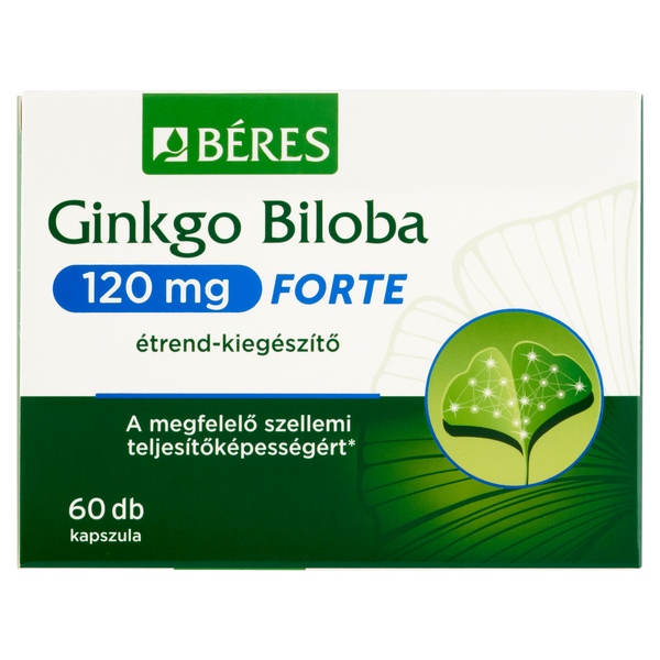 Béres Ginkgo Biloba 120 mg Forte kapszula 60 db - Kép 2