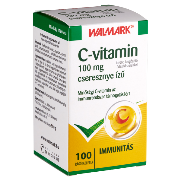 Walmark C-vitamin 100 mg cseresznye ízű rágótabletta 100 db - Kép 6