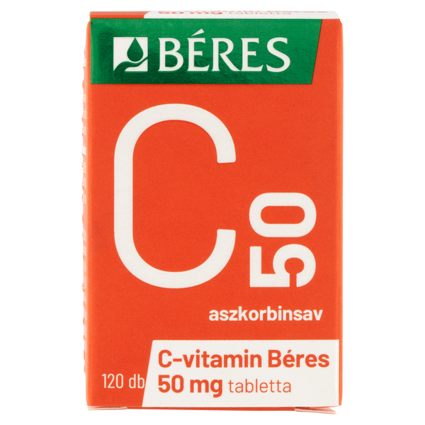 C-vitamin Béres 50 mg tabletta 120 db - Kép 5