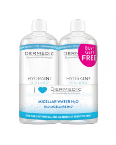 DERMEDIC Hydrain micellás víz H2O 2x500ml
