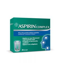 Aspirin Complex 500 mg/30 mg granulátum belsőleges szuszpenzióhoz 20x | BENU Gyógyszertár Webáruház