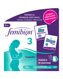 Femibion 3 Szoptatás filmtabletta+kapszula+mérföldkőkártya 56x+56x