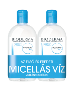 BIODERMA Hydrabio H2O arc és sminklemosó micellás víz DUO 2x250ml