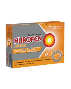Nurofen Junior narancsízű 100 mg lágy rágókapszula 12x